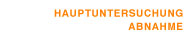 hauptuntersuchung